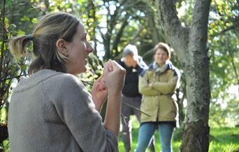 Liz Knight foraging course at Humble by Nature Kate Humble's farm