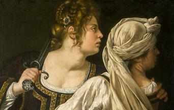 detail Gentileschi, Judith and her maidservant, c1614-20 (Pitti)