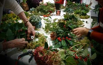 Wreath Making at Bryngwyn