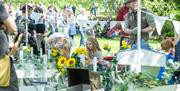 Bunting fun and festivities at Drybridge Park in Monmouth at the Wye Valley River Festival