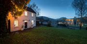 Tintern Abbey Cottage has a fabulous location opposite the Abbey in the stunning Wye Valley