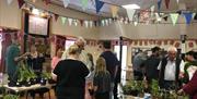 Customers old and young at Catbrook Jubilee plant sale