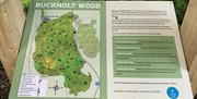 Buckholt Wood Information Sign