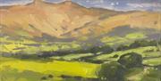 Louise Collis Painting of Welsh hills / mountains