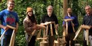 Stool Making Course in the Woods