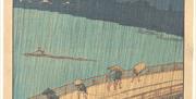 Sudden Shower at Ōhashi Bridge, Atake, 1857 Utagawa Hiroshige-medium