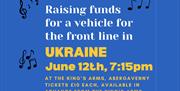 raising funds for a vehicle for the front line in Ukraine June 12th 7:15  abergavenny