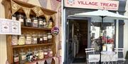 Village Treats - sweets in jars on a shelf