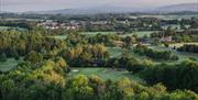 Raglan Golf Club landscape in monmouthshire