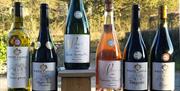 White Castle Vineyard award winning wine bottles in monmouthshire