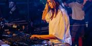 Into The Woods Festival UK  DJ playing a set