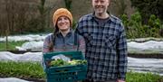 Zoe and Rob Proctor of Tir Awen Market Garden