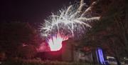 Fireworks at Caldicot Castle