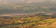 Tandem paragliding from the Blorenge