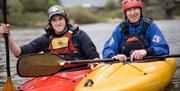 Paddling on the Wye with Graham Symonds of Monmouth Canoe