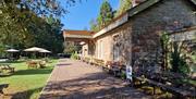 Old Station Tintern building on sunny day in tintern monmouthshire