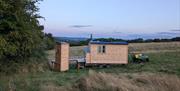 Off-grid glamping, two sustainably built tiny home cabins