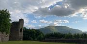 Abergavenny castle grounds