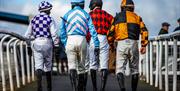 Jockeys at Chepstow Racecourse