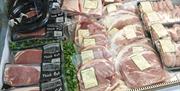 Raglan Farm shop with fresh meat produced on the farm in Raglan monmouthshire