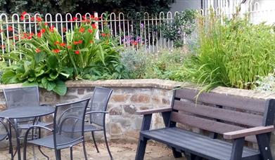 View of the Library Garden