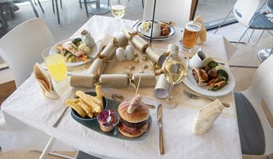 Christmas menu at Llandegfedd Lake