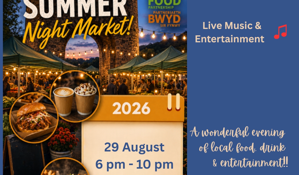 Poster for Summer Night Market Event Poster for Summer Night Market Event