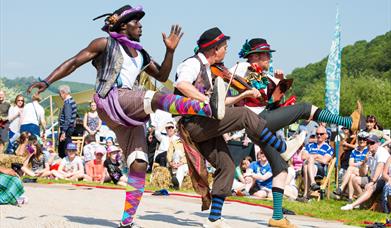 Folk Dancers in Llandogo