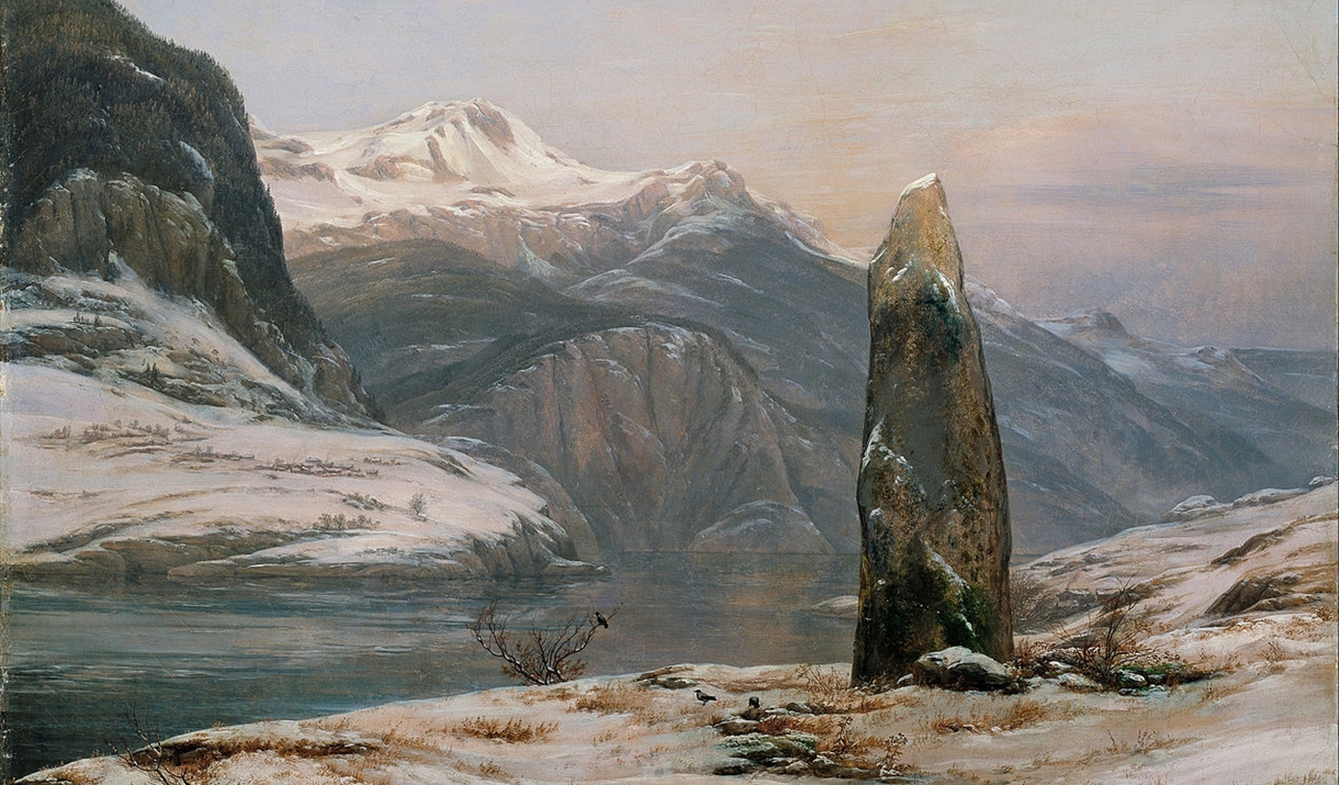 Dahl Winter at Sognefjord 1827