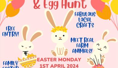 Poster for Easter Eggstravaganza Event 1st April 2024