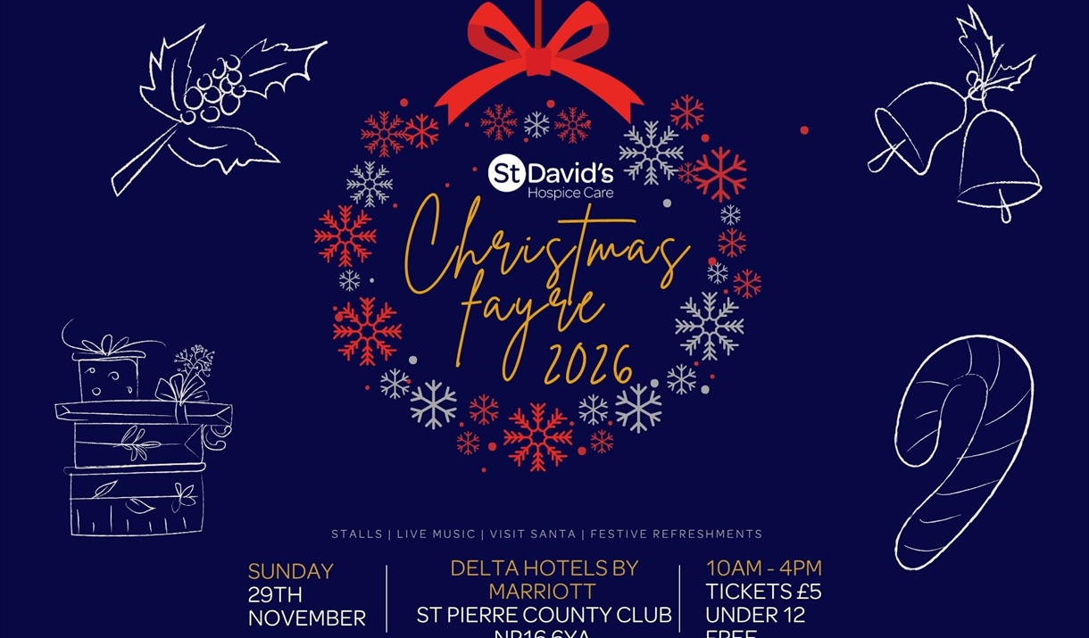 St David's Hospice Care Christmas Fayre 2026 St David's Hospice Care Christmas Fayre 2026
