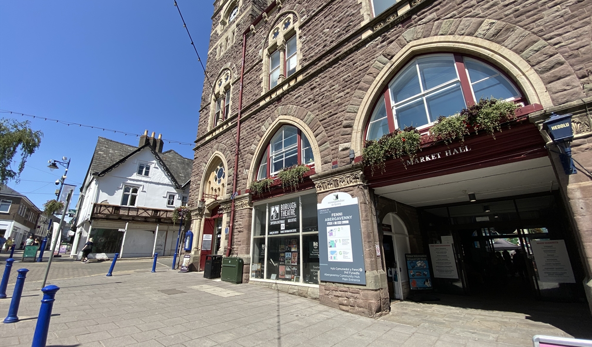 Abergavenny Tourist Information Centre in town next to market hall Abergavenny Tourist Information Centre in town next to market hall