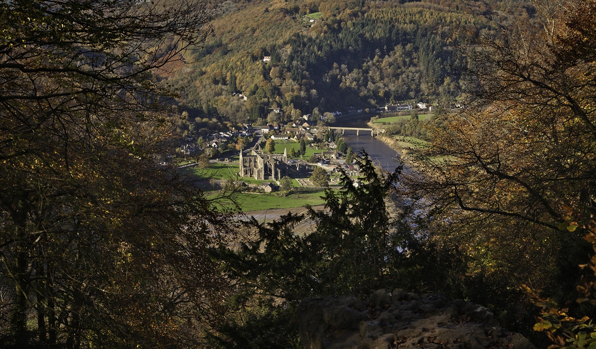 Tintern Abbey from Devil's Pulpit