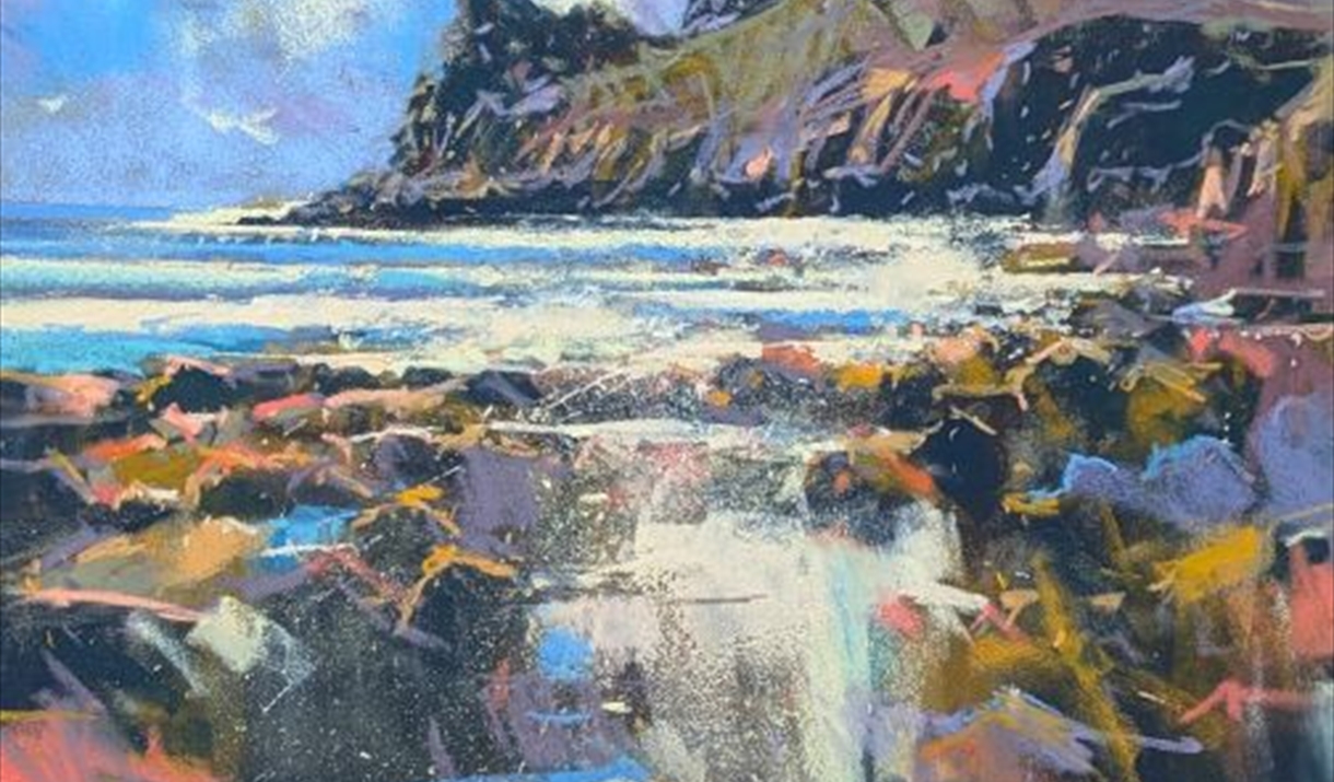 Pastel Seascape Painting Pastel Seascape Painting