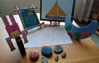 Seaside Themed crafts for 10th August