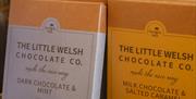 Welsh chocolate on sale at Marches Delicatessen - image Kacie Morgan