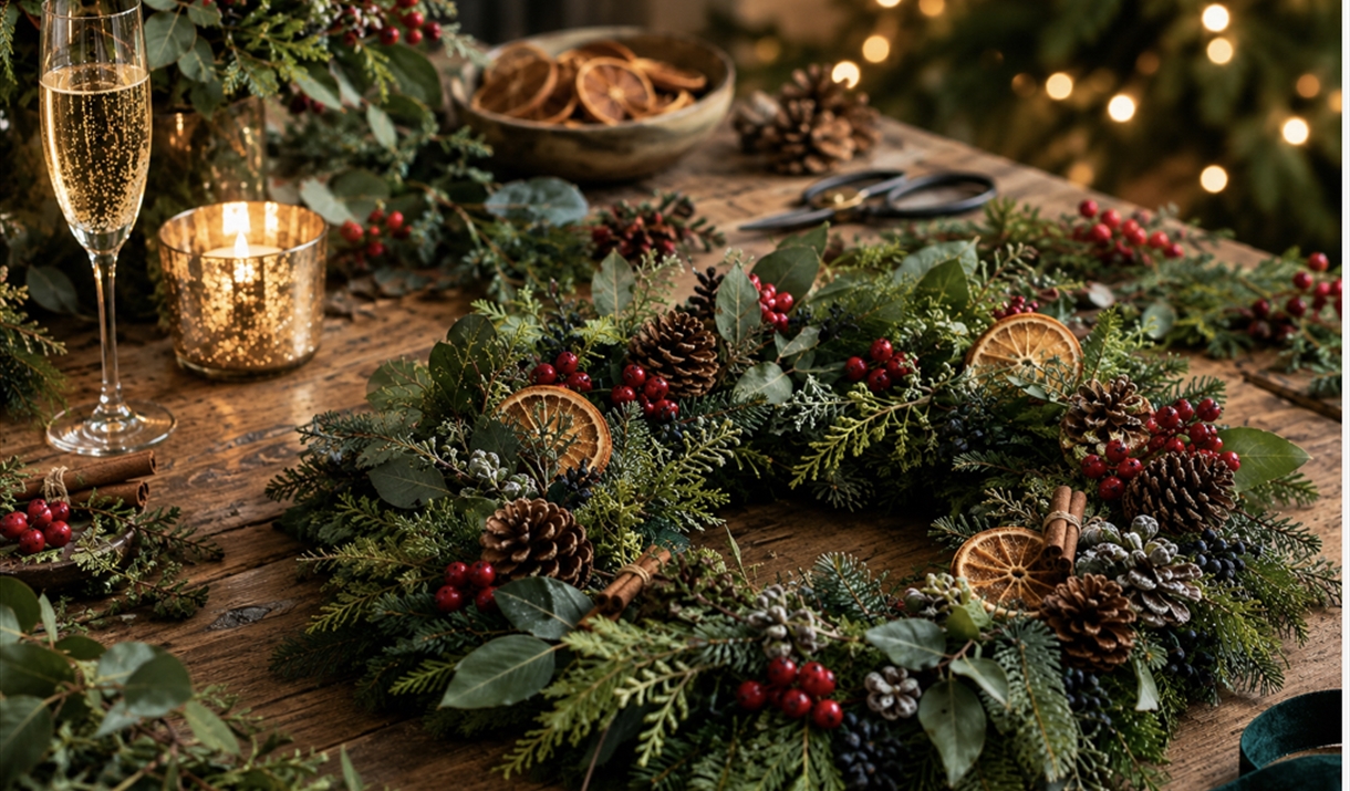Wreath Workshop at Millbrook Garden Centre Wreath Workshop at Millbrook Garden Centre