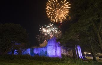 Fireworks at Caldicot Castle