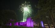 Fireworks at Caldicot Castle