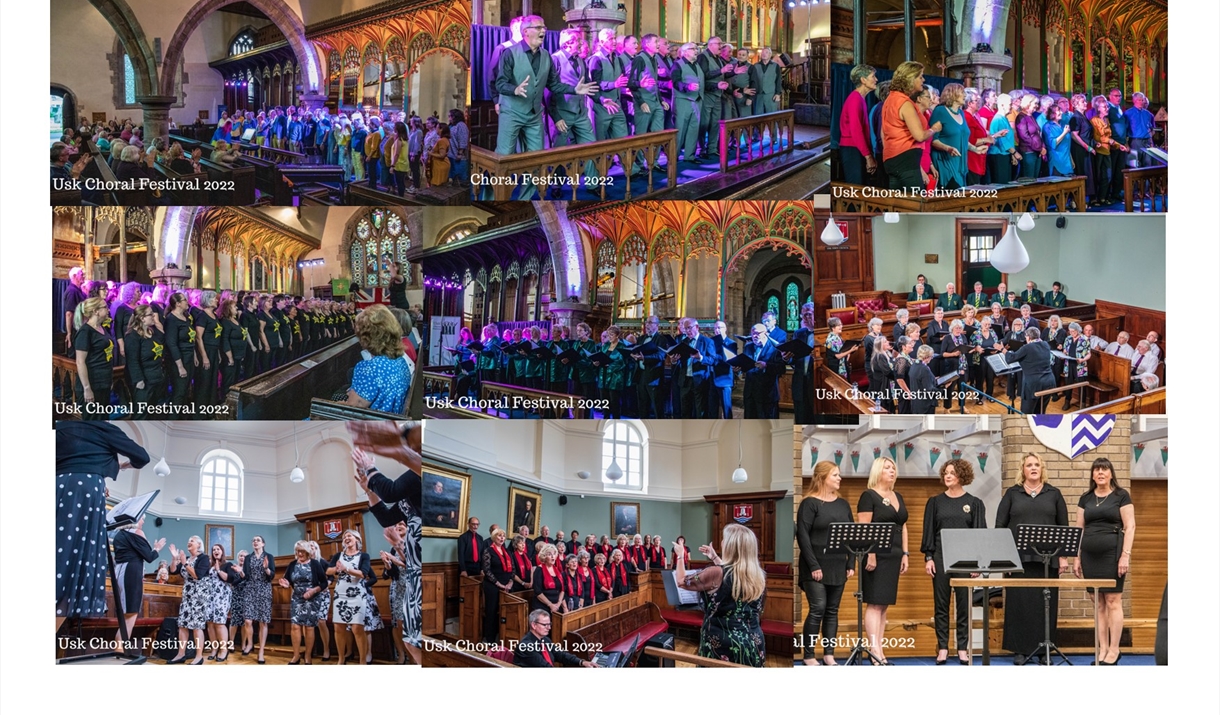 montage of choirs