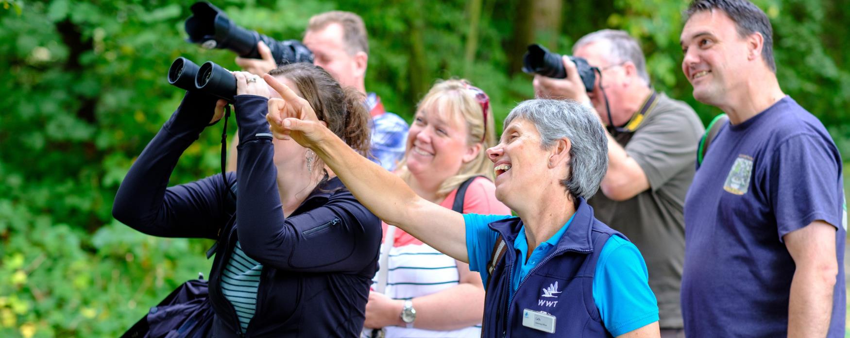 A shot of people enjoying WWT