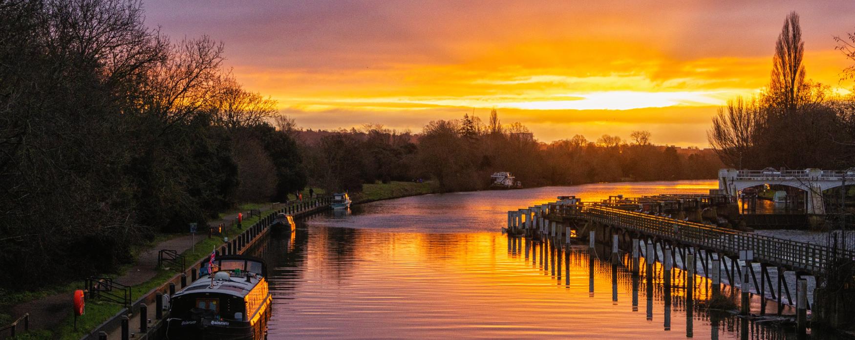 Teddington Weir Riverside