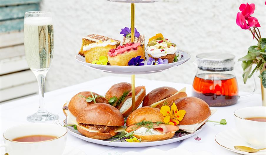 afternoon tea at the garden cafe