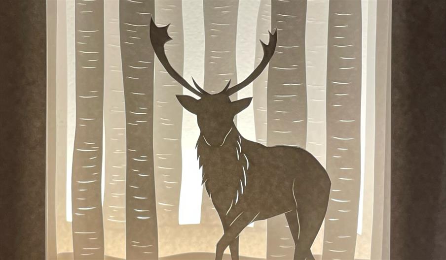 Papercut stag