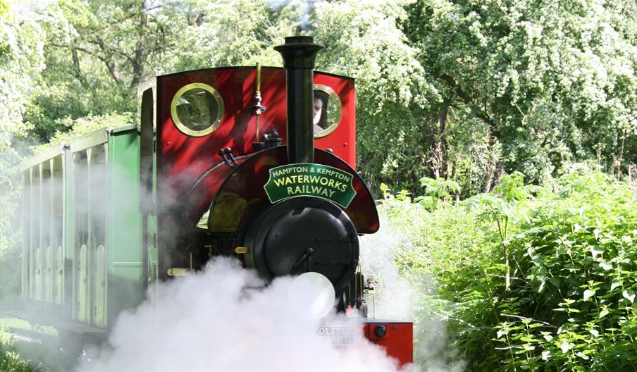 Darent in steam on track