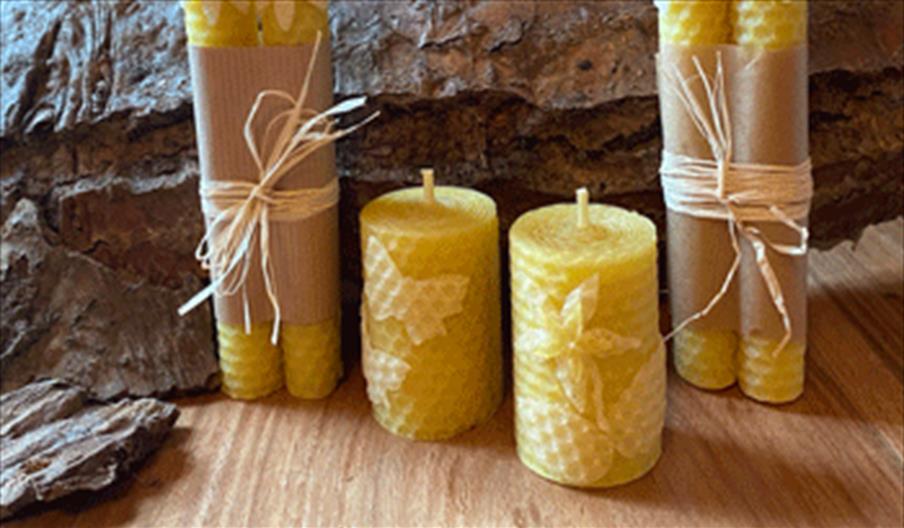 Beeswax candles