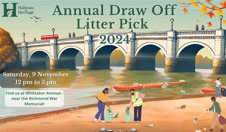 Litter Pick in Richmond riverside