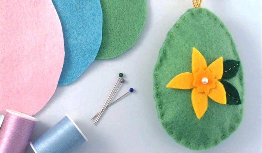 Felt Easter decorations