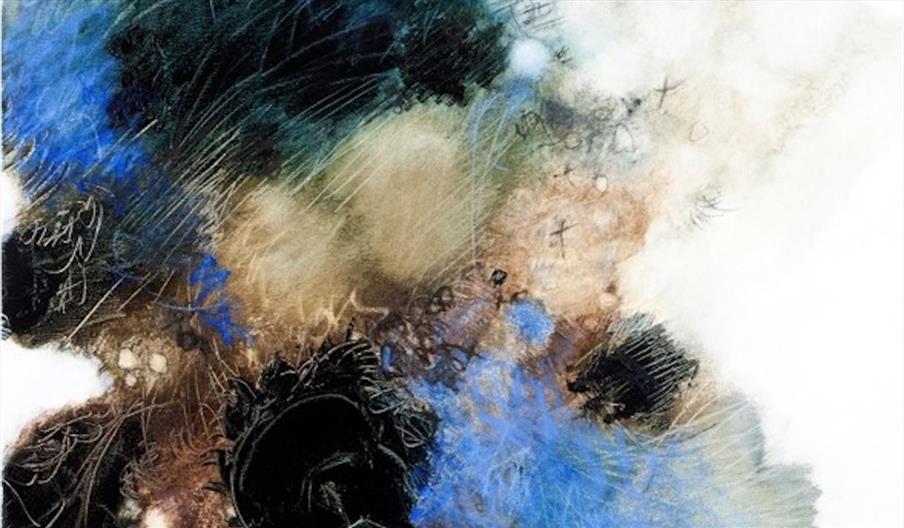 Gina Parr, 'A Great Escape', 2022, oil, charcoal, soft pastel and acrylic on canvas, 60 x 60 x 4.4 cm
