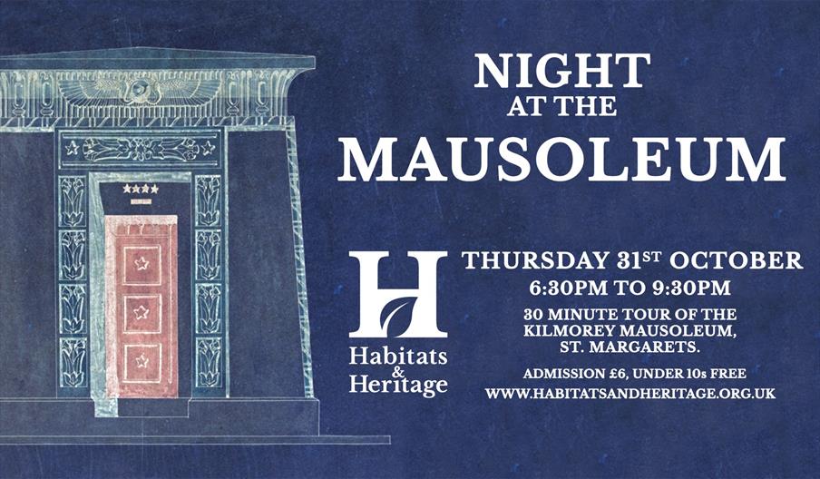 Poster of night at the mausoleum